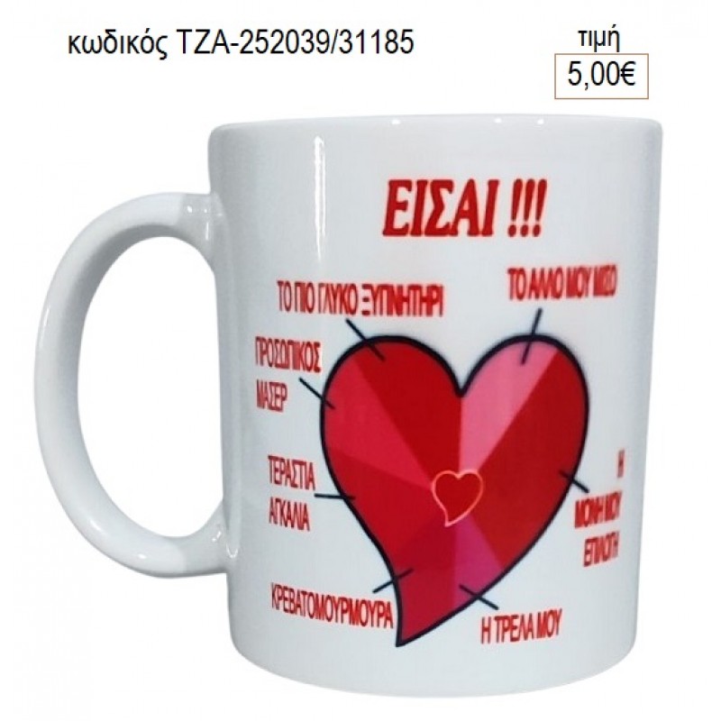 ΕΙΣΑΙ ΚΟΥΠΑ για γούρι δώρο ΤΖΑ-252039/31185 5.00€!!! ΕΙΣΑΙ ΚΟΥΠΑ για γούρι δώρο ΤΖΑ-252039/31185 5.00€!!!
