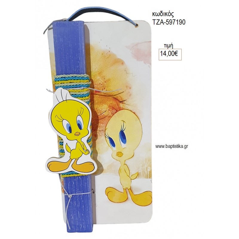 TWEETY ΞΥΛΙΝΟ ΛΑΜΠΑΔΑ ΠΑΣΧΑΛΙΝΗ ΣΕ ΞΥΛΙΝΗ ΠΛΑΤΗ ΤΖΑ-597190 14.00€!!!
