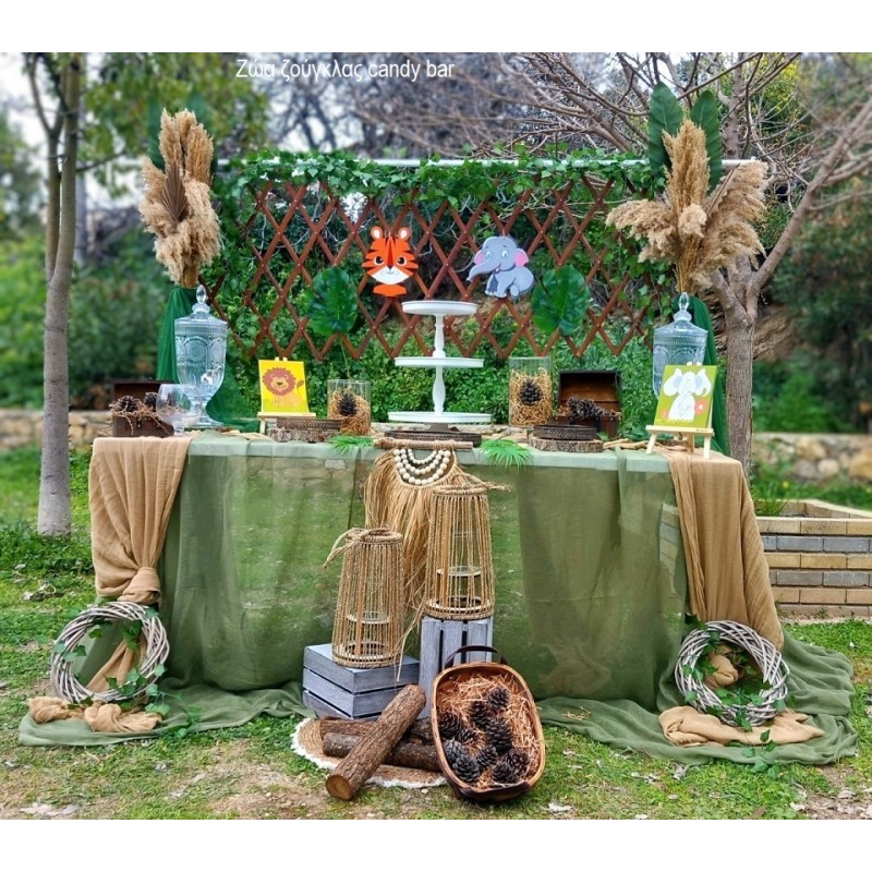 ΖΩΑ ΖΟΥΓΚΛΑΣ ΘΕΜΑ CANDY BAR ΓΙΑ ΒΑΠΤΙΣΗ CAN-1505251 450.00€!!!