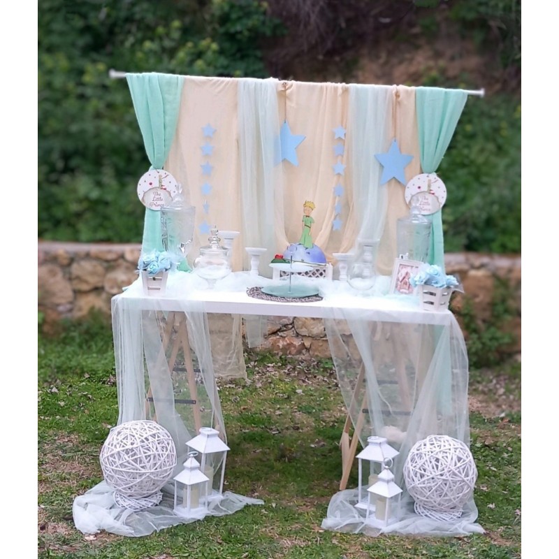 ΜΙΚΡΟΣ ΠΡΙΓΚΙΠΑΣ ΘΕΜΑ CANDY BAR ΓΙΑ ΒΑΠΤΙΣΗ CAN-1505252 450.00€!!!