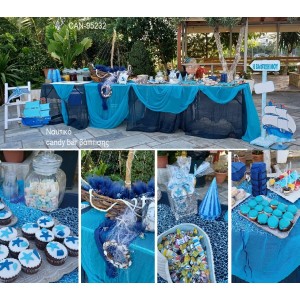 ΝΑΥΤΙΚΟ ΘΕΜΑ CANDY BAR ΒΑΠΤΙΣΗΣ 100 ΑΤΟΜΩΝ CAN-95232 από 400.00€!!!