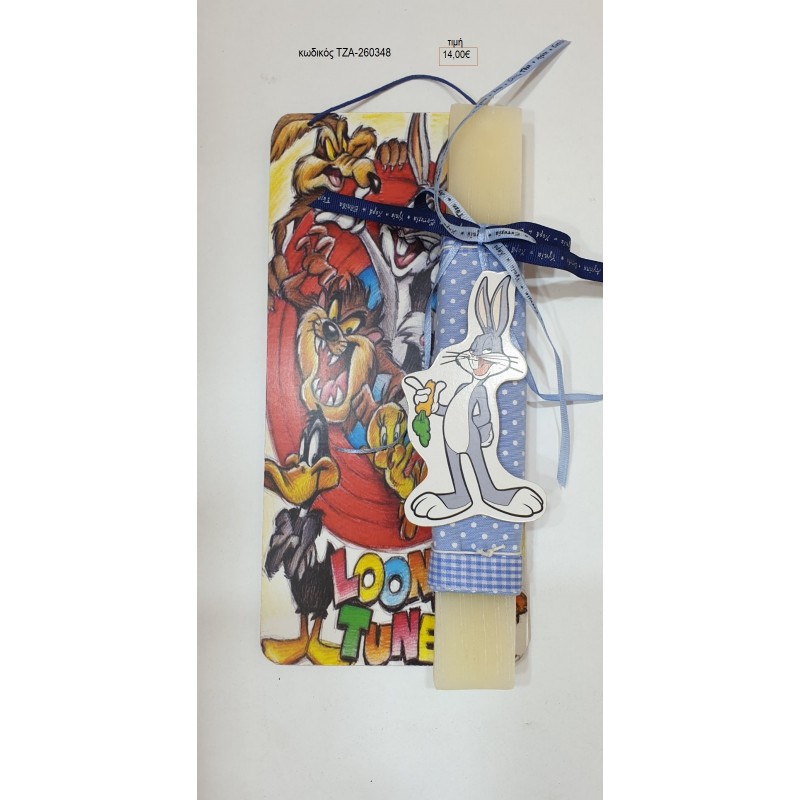 BUGS BUNNY LOONEY TUNES ΞΥΛΙΝΟ ΣΕ ΛΑΜΠΑΔΑ ΠΑΣΧΑΛΙΝΗ ΜΕ ΞΥΛΙΝΗ ΠΛΑΤΗ ΤΖΑ-260348 14.00€!!!