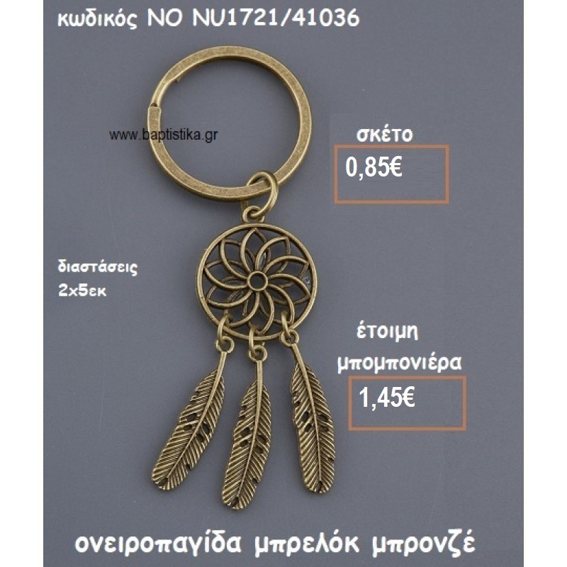 ΟΝΕΙΡΟΠΑΓΙΔΑ ΜΠΡΕΛΟΚ ΜΠΡΟΝΖΕ ΓΙΑ ΜΠΟΜΠΟΝΙΕΡΕΣ ΒΑΠΤΙΣΗΣ NO NU1721/41036