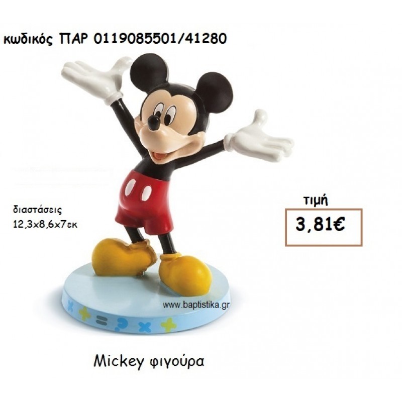 MICKEY ΦΙΓΟΥΡΑ ΓΙΑ ΔΩΡΑ ΠΑΡΤΥ ΕΟΡΤΩΝ ΓΕΝΕΘΛΙΩΝ  ΠΑΡ-0119085501/41280