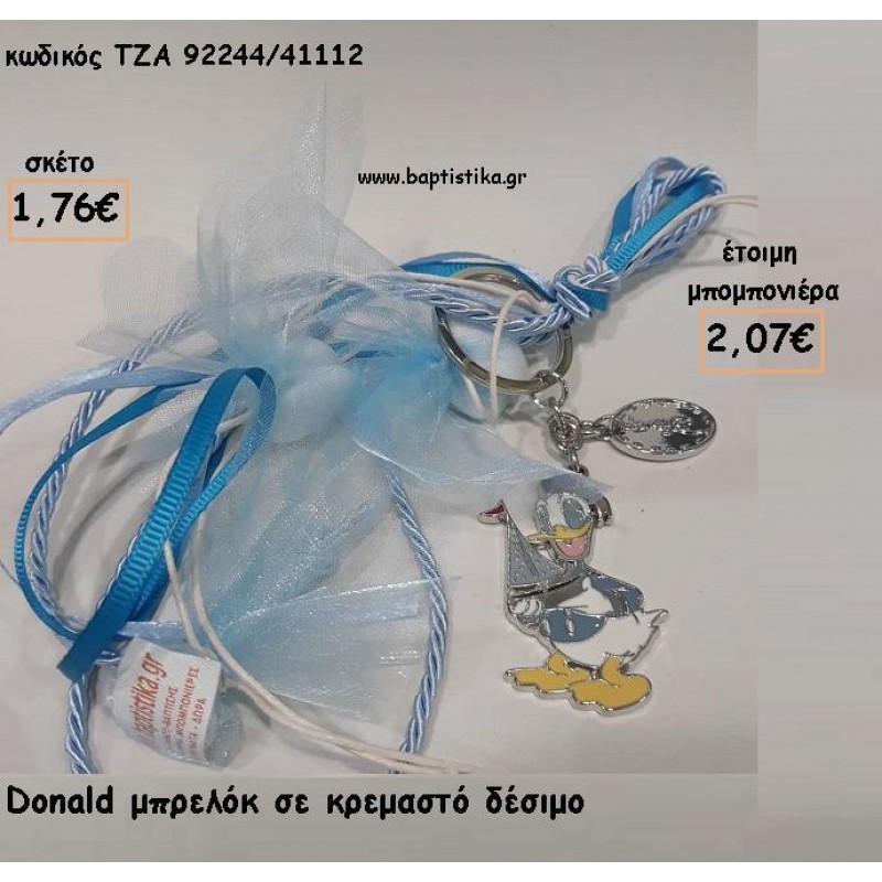 ΝΤΟΝΑΛΝΤ DONALD ΜΕΤΑΛΛΙΚΟ ΜΠΡΕΛΟΚ ΓΙΑ ΜΠΟΜΠΟΝΙΕΡΕΣ ΒΑΠΤΙΣΗΣ - ΔΩΡΑ ΕΟΡΤΩΝ - ΠΑΡΤΥ ΤΖΑ-92244/41112 2.07€!!! ΝΤΟΝΑΛΝΤ DONALD ΜΕΤΑΛΛΙΚΟ ΜΠΡΕΛΟΚ ΓΙΑ ΜΠΟΜΠΟΝΙΕΡΕΣ ΒΑΠΤΙΣΗΣ - ΔΩΡΑ ΕΟΡΤΩΝ - ΠΑΡΤΥ ΤΖΑ-92244/41112 2.07€!!!
