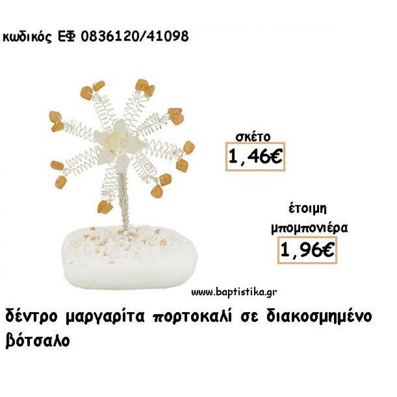 ΜΑΡΓΑΡΙΤΑ ΔΕΝΤΡΟ ΠΟΡΤΟΚΑΛΙ ΣΕ ΒΟΤΣΑΛΟ ΓΙΑ ΜΠΟΜΠΟΝΙΕΡΕΣ - ΔΩΡΟ ΕΦ Π0836120/41098 ΜΑΡΓΑΡΙΤΑ ΔΕΝΤΡΟ ΠΟΡΤΟΚΑΛΙ ΣΕ ΒΟΤΣΑΛΟ ΓΙΑ ΜΠΟΜΠΟΝΙΕΡΕΣ - ΔΩΡΟ ΕΦ Π0836120/41098