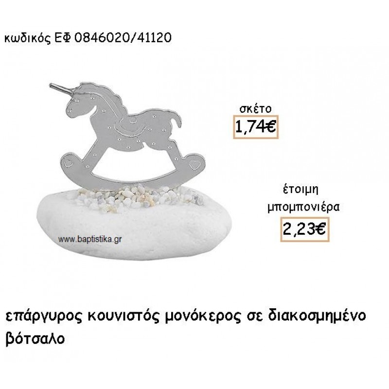 ΜΟΝΟΚΕΡΟΣ ΚΟΥΝΙΣΤΟΣ ΕΠΑΡΓΥΡΟΣ ΣΕ ΒΟΤΣΑΛΟ ΓΙΑ ΜΠΟΜΠΟΝΙΕΡΕΣ ΒΑΠΤΙΣΗΣ ΕΦ 0846020/41120 ΜΟΝΟΚΕΡΟΣ ΚΟΥΝΙΣΤΟΣ ΕΠΑΡΓΥΡΟΣ ΣΕ ΒΟΤΣΑΛΟ ΓΙΑ ΜΠΟΜΠΟΝΙΕΡΕΣ ΒΑΠΤΙΣΗΣ ΕΦ 0846020/41120