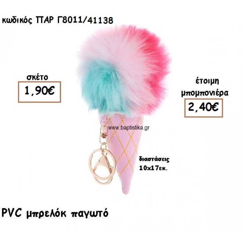 ΠΑΓΩΤΟ PVC ΜΠΡΕΛΟΚ ΓΙΑ ΜΠΟΜΠΟΝΙΕΡΕΣ ΒΑΠΤΙΣΗΣ ΠΑΡ-Γ8011/41138