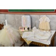 MINNIE πακέτο βάπτισης 460,00€ (130 μπομπονιέρες , 50 προσκλητήρια, ολοκληρωμένο βαπτιστικό σετ ) Νο 22215