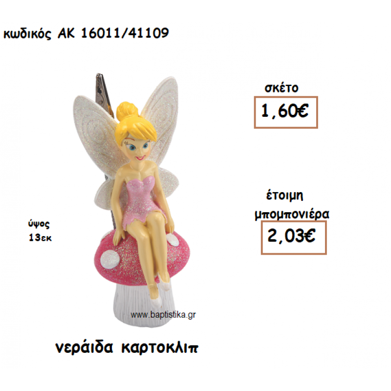 ΝΕΡΑΙΔΑ ΚΑΡΤΟΚΛΠΙ ΓΙΑ ΜΠΟΜΠΟΝΙΕΡΑ ΒΑΠΤΙΣΗΣ ΑΚ-16011/41109 ΝΕΡΑΙΔΑ ΚΑΡΤΟΚΛΠΙ ΓΙΑ ΜΠΟΜΠΟΝΙΕΡΑ ΒΑΠΤΙΣΗΣ ΑΚ-16011/41109