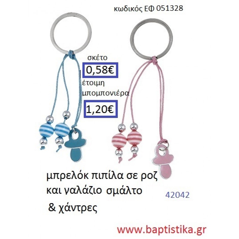 ΠΙΠΙΛΑ μπρελόκ μεταλλικό με σμάλτο accessories για βάπτιση ΕΦ-051328 ΠΙΠΙΛΑ μπρελόκ μεταλλικό με σμάλτο accessories για βάπτιση ΕΦ-051328