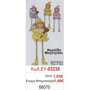 ΝΕΡΑΪΔΑ ΜΑΓΝΗΤΑΚΙ ΜΠΟΜΠΟΝΙΕΡΑ ΒΑΠΤΙΣΗΣ ΕΥ-03238