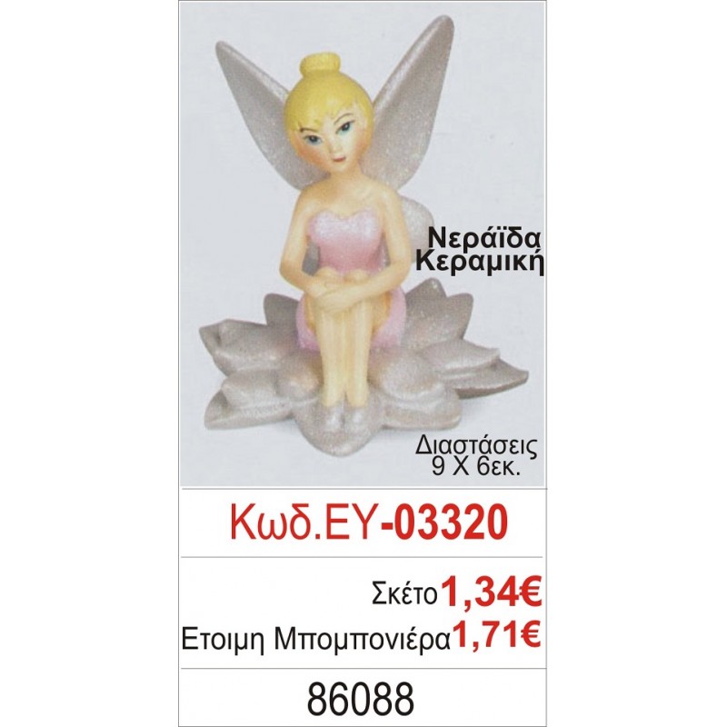 ΝΕΡΑΪΔΑ ΚΕΡΑΜΙΚΗ ΜΠΟΜΠΟΝΙΕΡΑ ΒΑΠΤΙΣΗΣ ΕΥ-03320