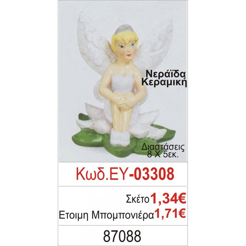 ΝΕΡΑΪΔΑ ΚΕΡΑΜΙΚΗ ΜΠΟΜΠΟΝΙΕΡΑ ΒΑΠΤΙΣΗΣ ΕΥ-03308