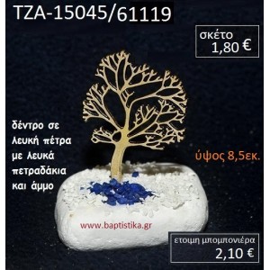 ΔΕΝΤΡΟ ΠΑΝΩ ΣΕ ΒΡΑΧΟ ΘΑΛΑΣΣΗΣ ΜΕ ΜΠΛΕ ΠΕΤΡΑΔΑΚΙΑ ΚΑΙ ΑΜΜΟ ΤΖΑ-15045/61119