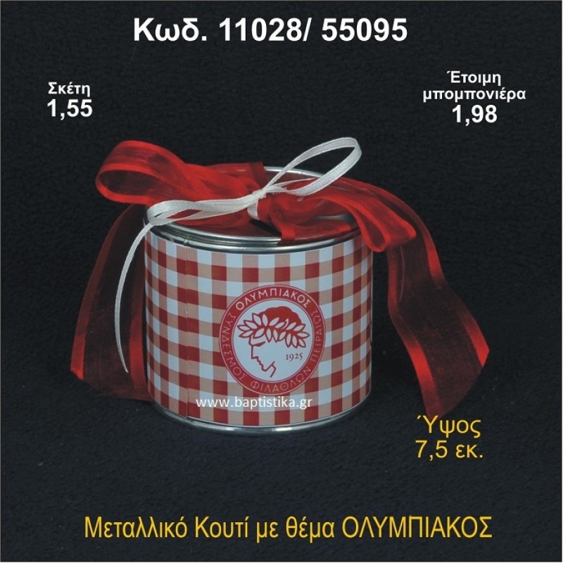 ΟΜΑΔΑ ΕΡΥΘΡΟΛΕΥΚΗ ΜΕΤΑΛΛΙΚΟ ΚΟΥΤΙ 11028/55095
