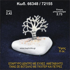ΔΕΝΤΡΟ ΜΕ ΕΥΧΕΣ ΕΠΑΡΓΥΡΟ ΣΕ ΒΟΤΣΑΛΟ ΜΕ ΓΚΛΙΤΕΡ ΜΠΟΜΠΟΝΙΕΡΑ - ΔΩΡΟ 66348/72155
